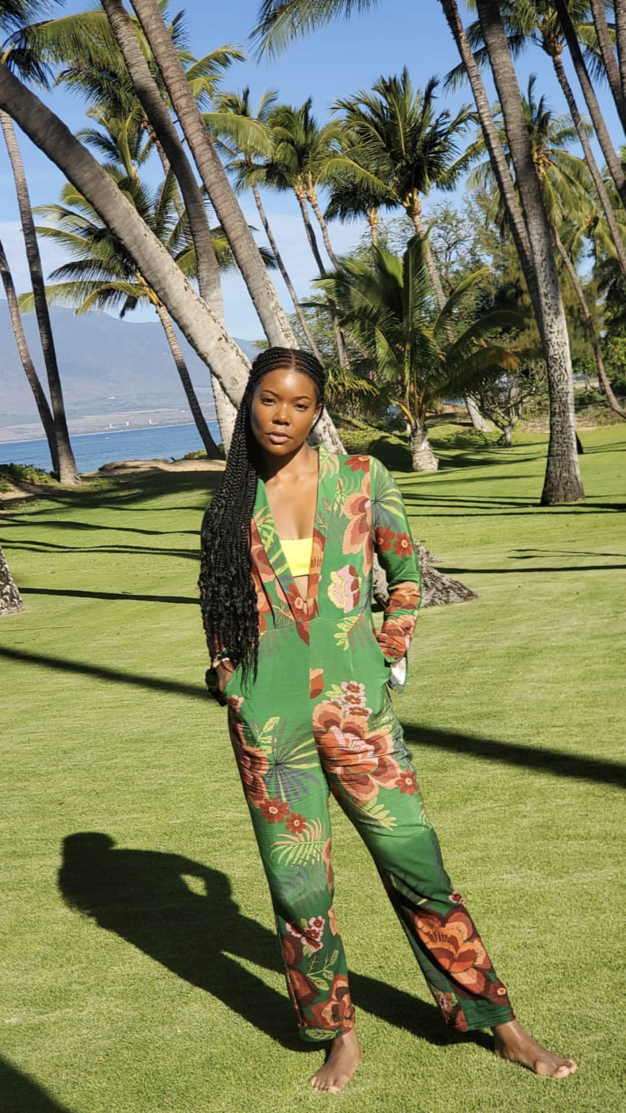 Celebrity Entertainment Gabrielle Union And Dwyane Wade Continue The Wade World Tour With A Family Trip To Maui Popsugar Celebrity Photo 10