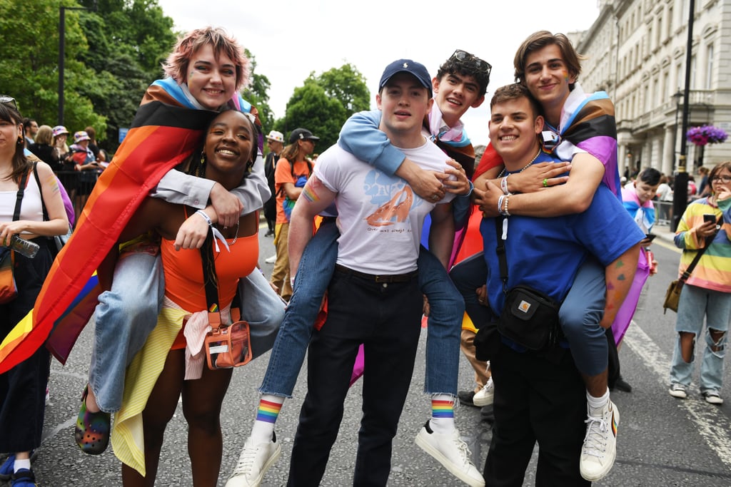 Photos of the "Heartstopper" Cast at London's Pride March POPSUGAR