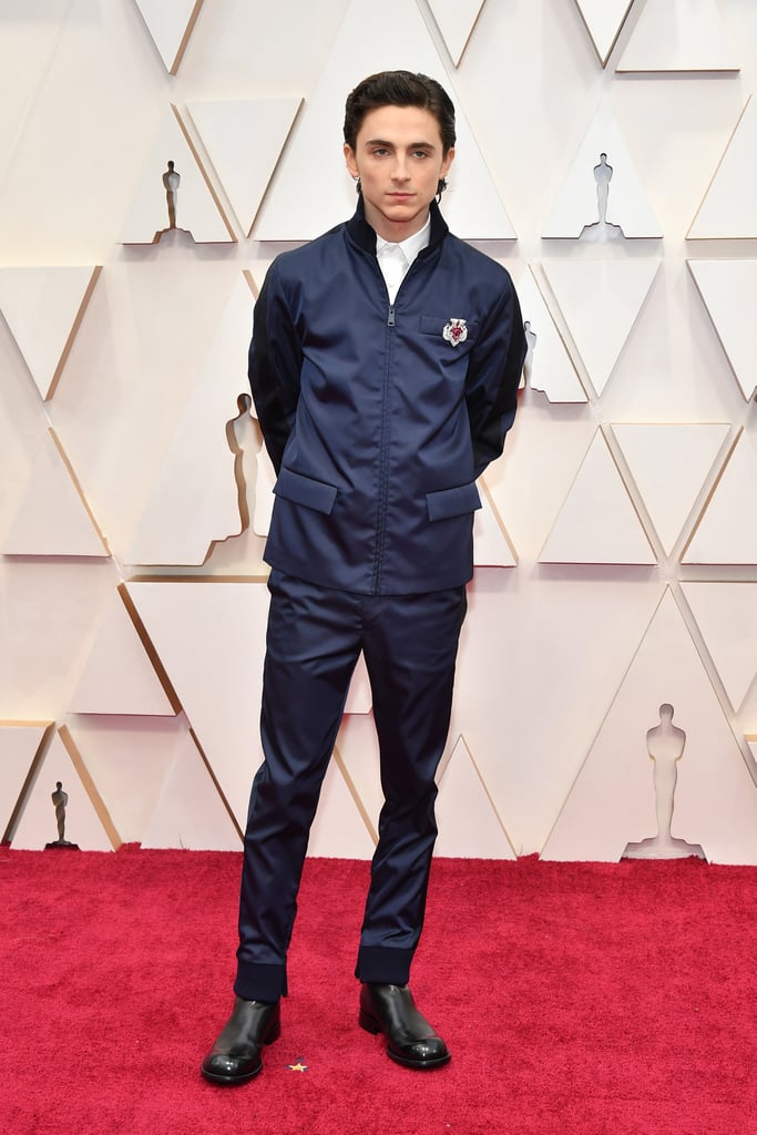 Timothée Chalamet's Prada Suit at the 2020 Oscars