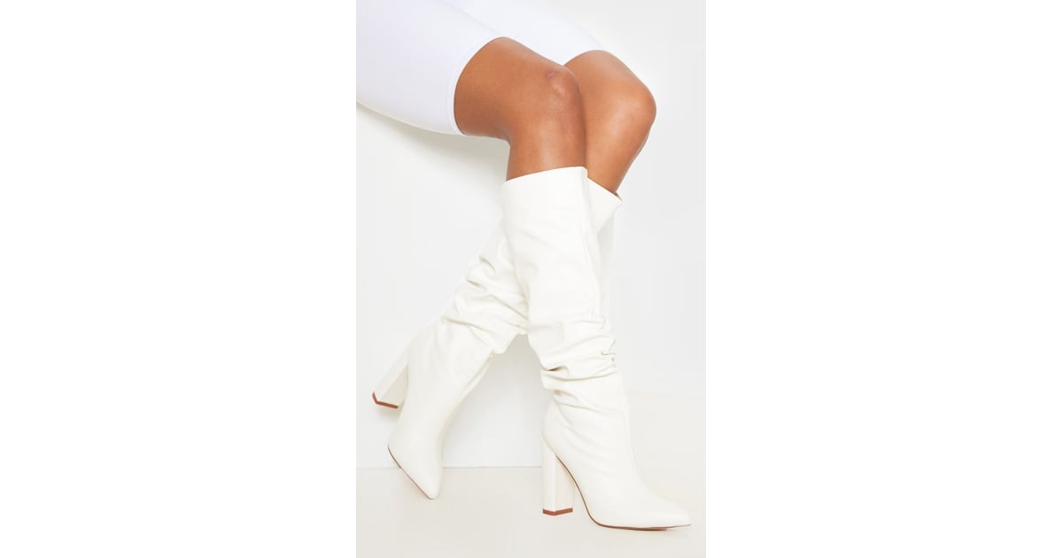 white calf boot