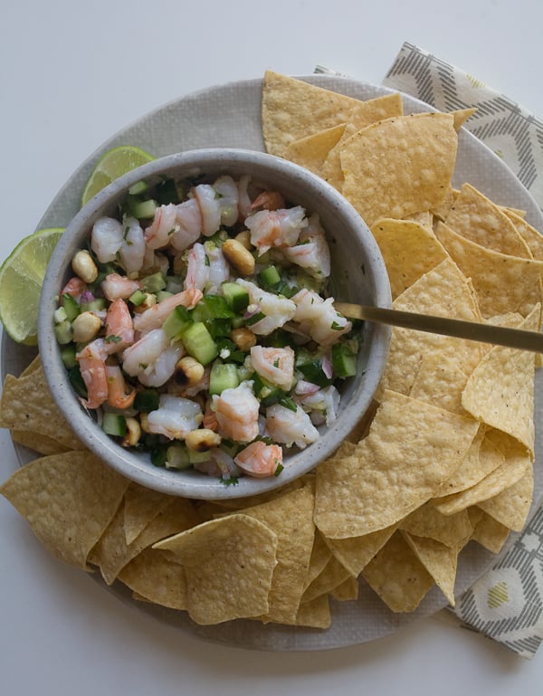 Spicy Shrimp Ceviche