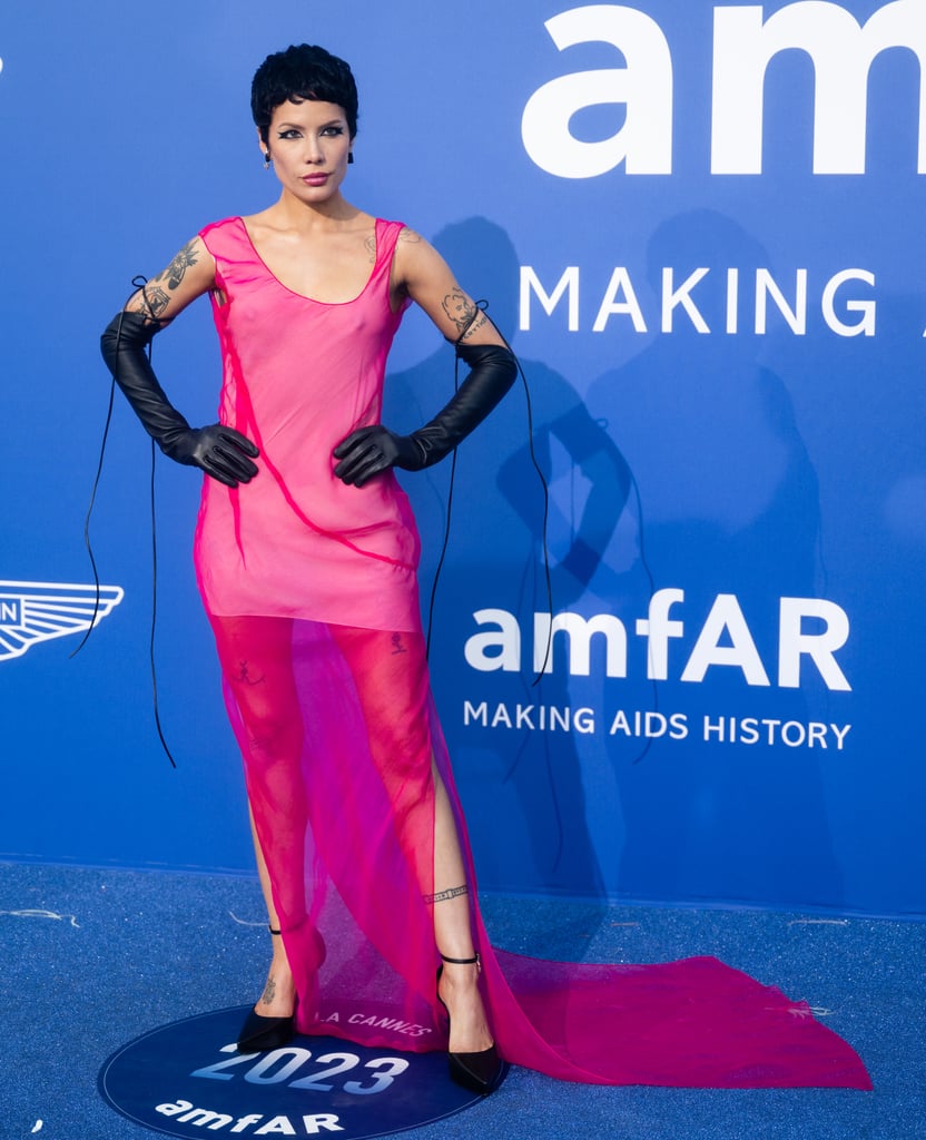 Halsey Gives Barbiecore a Dark Twist in Cannes