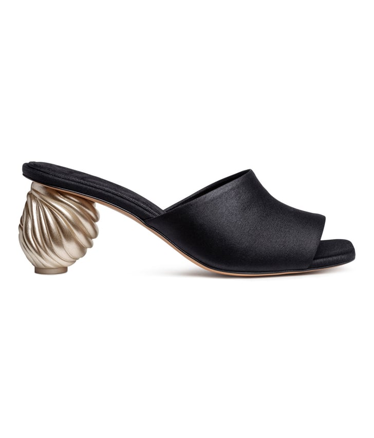 h&m heeled mules
