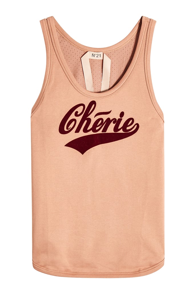 N°21 Chérie Printed Cotton Tank