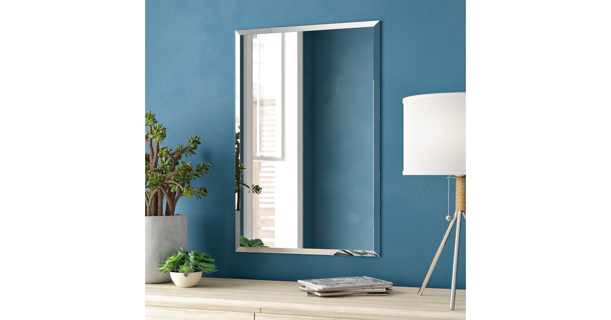 Lithonia Modern and Contemporary Beveled Frameless Vanity Mirror Best