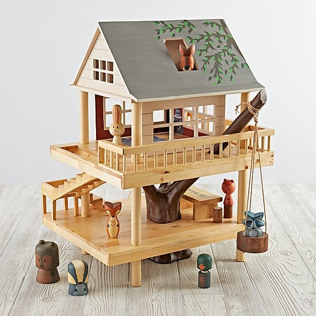 Land of Nod Treehouse Play Set and Camping Buddies
