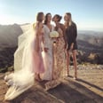 This Bride Was Surrounded by Her Closest Victoria's Secret Angel Pals on Her Wedding Day