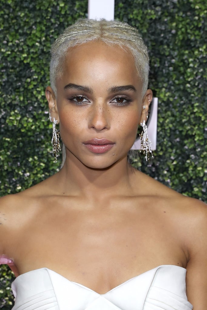 Zoe Kravitz With Hidden Rainbow Hair | 2017 | POPSUGAR Beauty