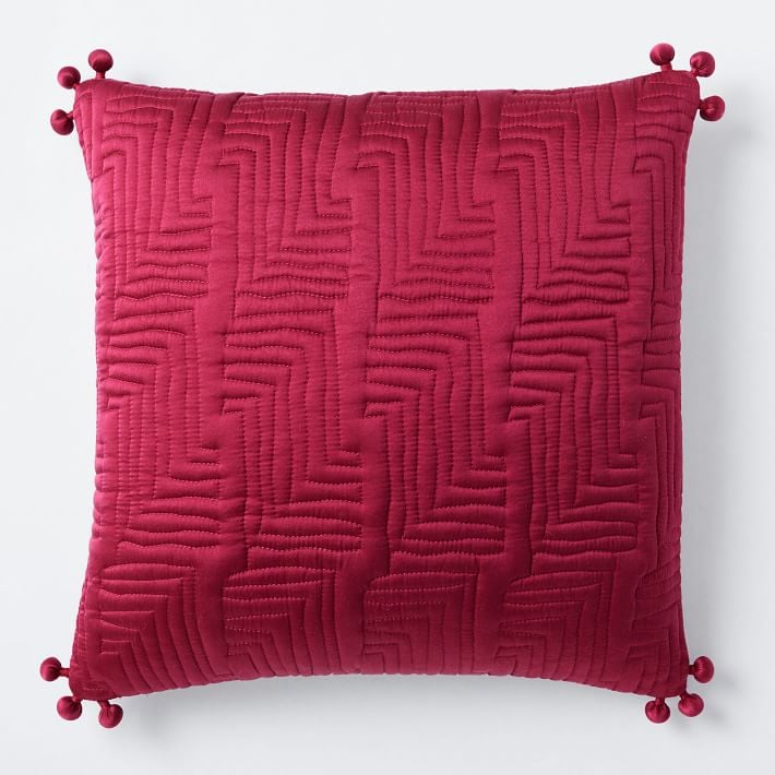 West Elm Silk Pillow Cover
