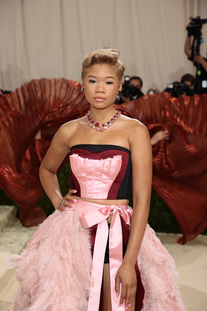 Storm Reid Debuted a Blonde Pixie Cut at 2021 Met Gala