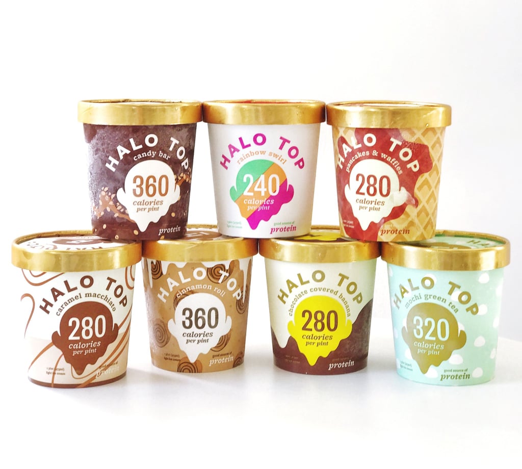 20th: Peanut Butter Cup (3.2 stars) / "Tastes good, but where are the actual PB cups?"
19th: Lemon Cake (3.22 stars) / "Just OK."
18th: Pistachio (3.25 stars) / "Very creamy, sweet . . . weird aftertaste.
17th: Red Velvet (3.5 stars) / "Pretty good, especially for 360 calories a pint!"
16th: Candy Bar (3.5 stars) / "Love the chocolate syrup and pieces of toasted nuts."