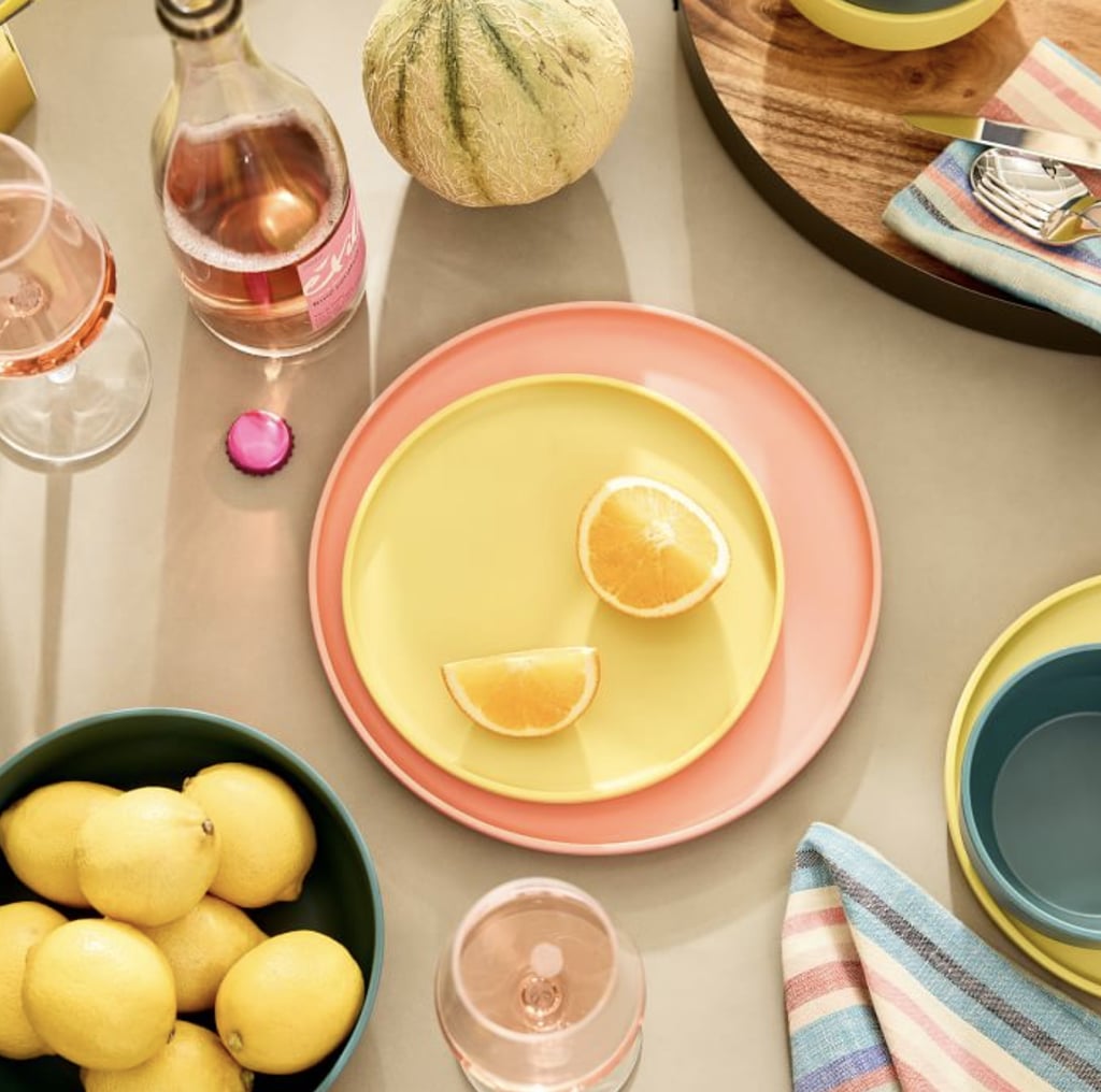 Colorful Dinnerware: Modern Melamine Dinnerware Set