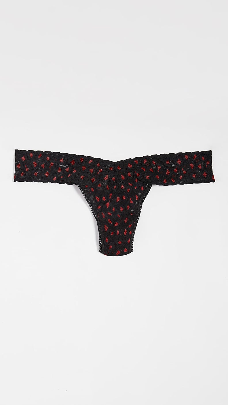 Hanky Panky Cross Dyed Leopard Low Rise Thong