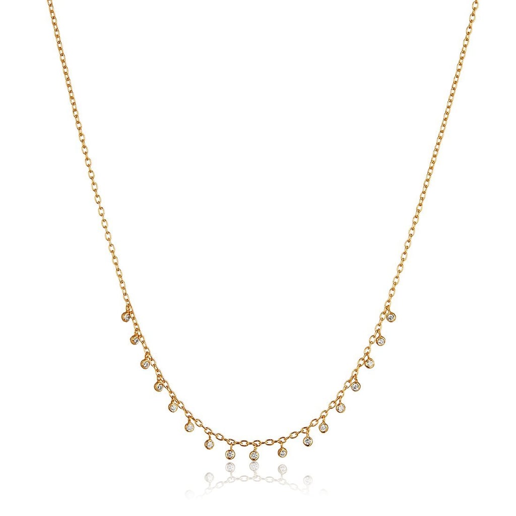 Melinda Maria Mackenzie Fringe Pave Necklace