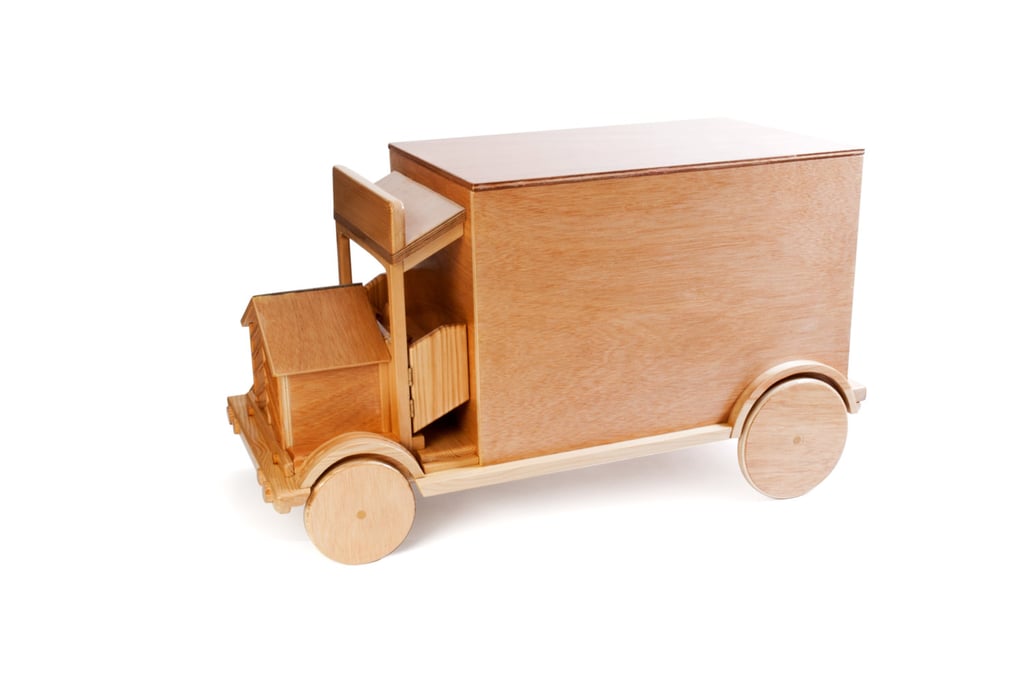 Barcelona Is Wood Toy Truck Trunk