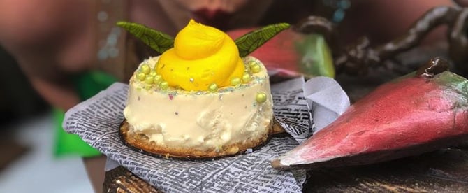 Tinker Bell Cheesecake at Disneyland