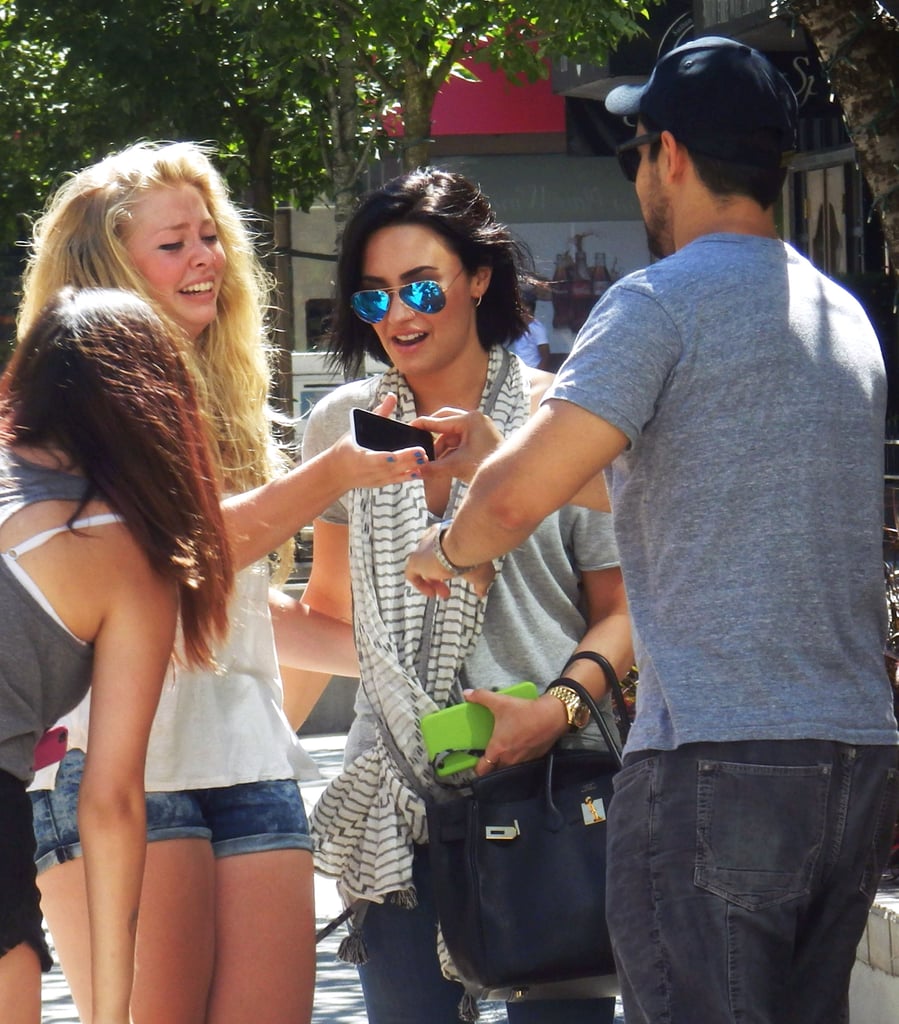 Demi Lovato and Wilmer Valderrama Hang Out in Vancouver