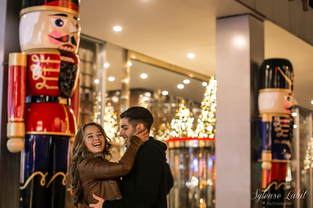 Christmas Engagement Photos in New York
