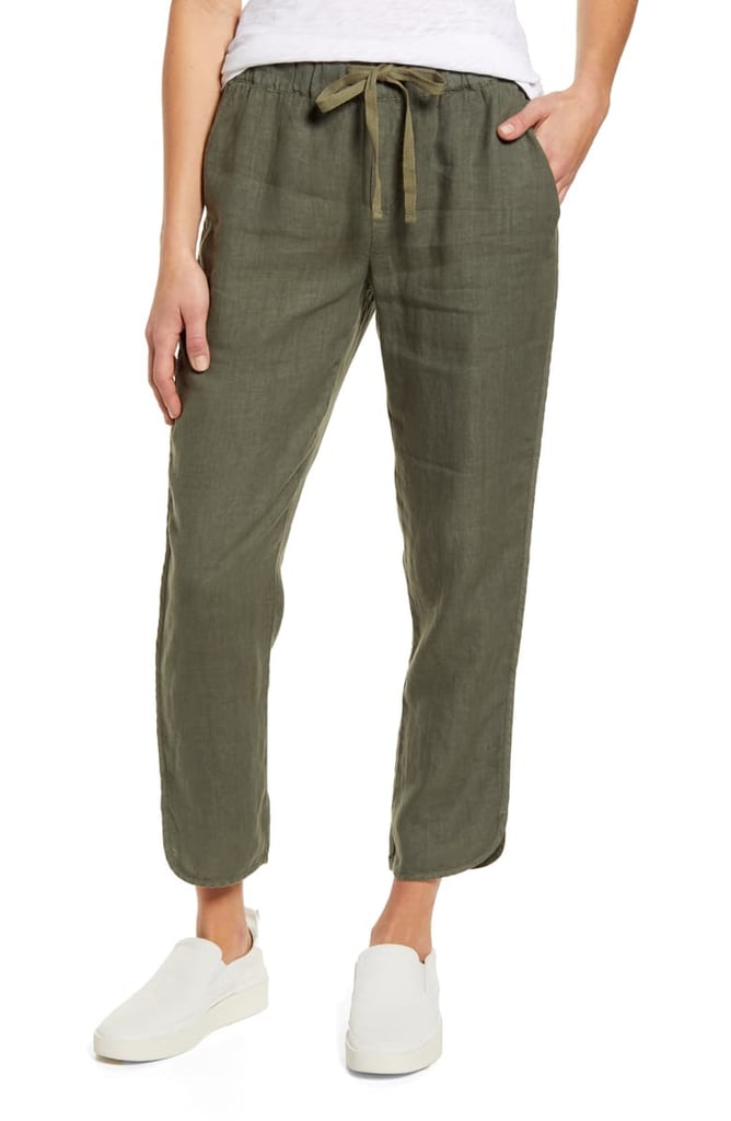 Caslon Track Style Linen Pants