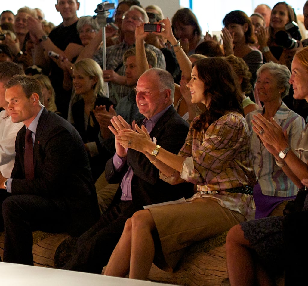 Attending the CIFF Kids Fashion Show in August 2010.