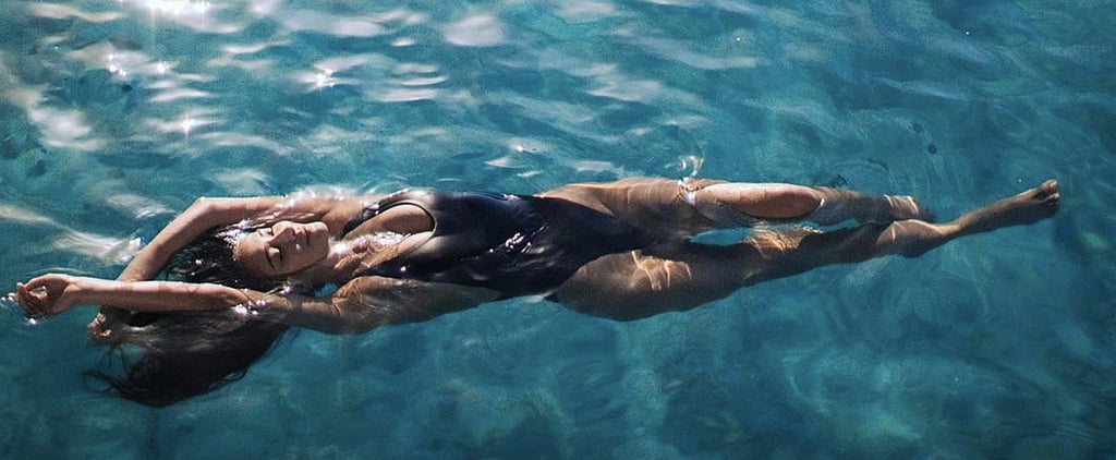 Shay Mitchell Black Swimsuit