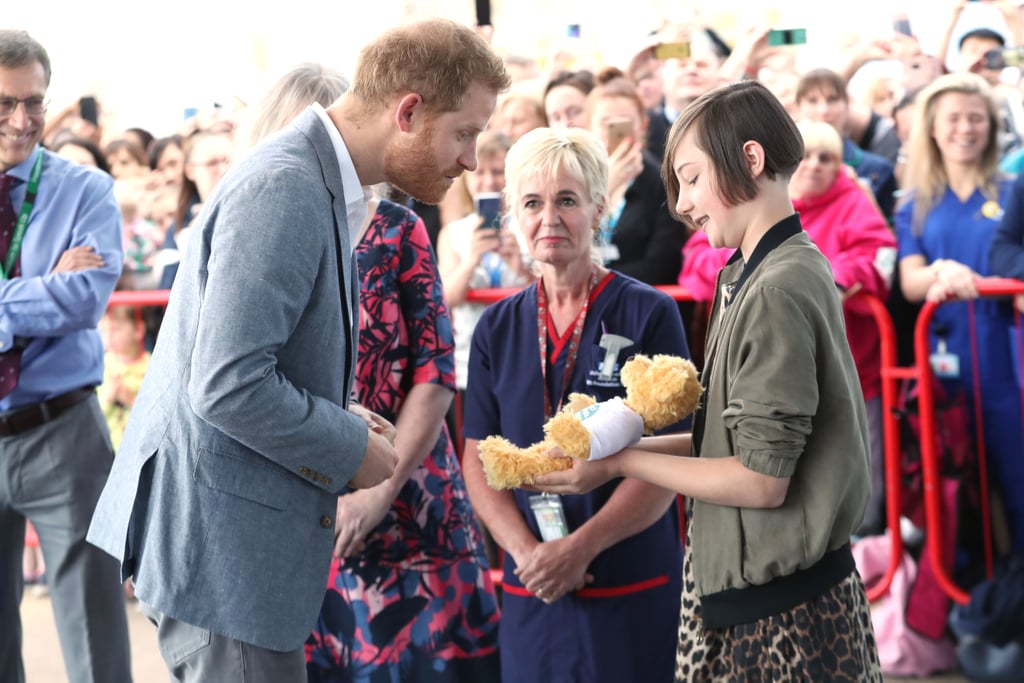 Prince Harry Visits Oxford Children's Hospital May 2019