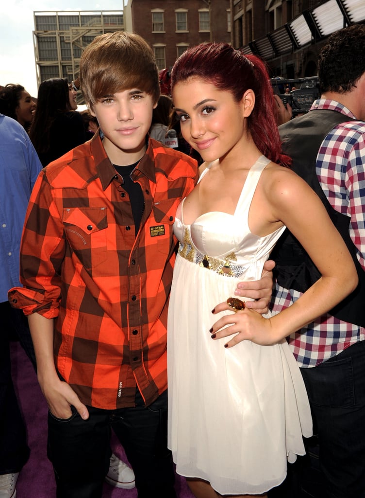 Justin Bieber and Ariana Grande at Variety's Power of Youth Event in 2010