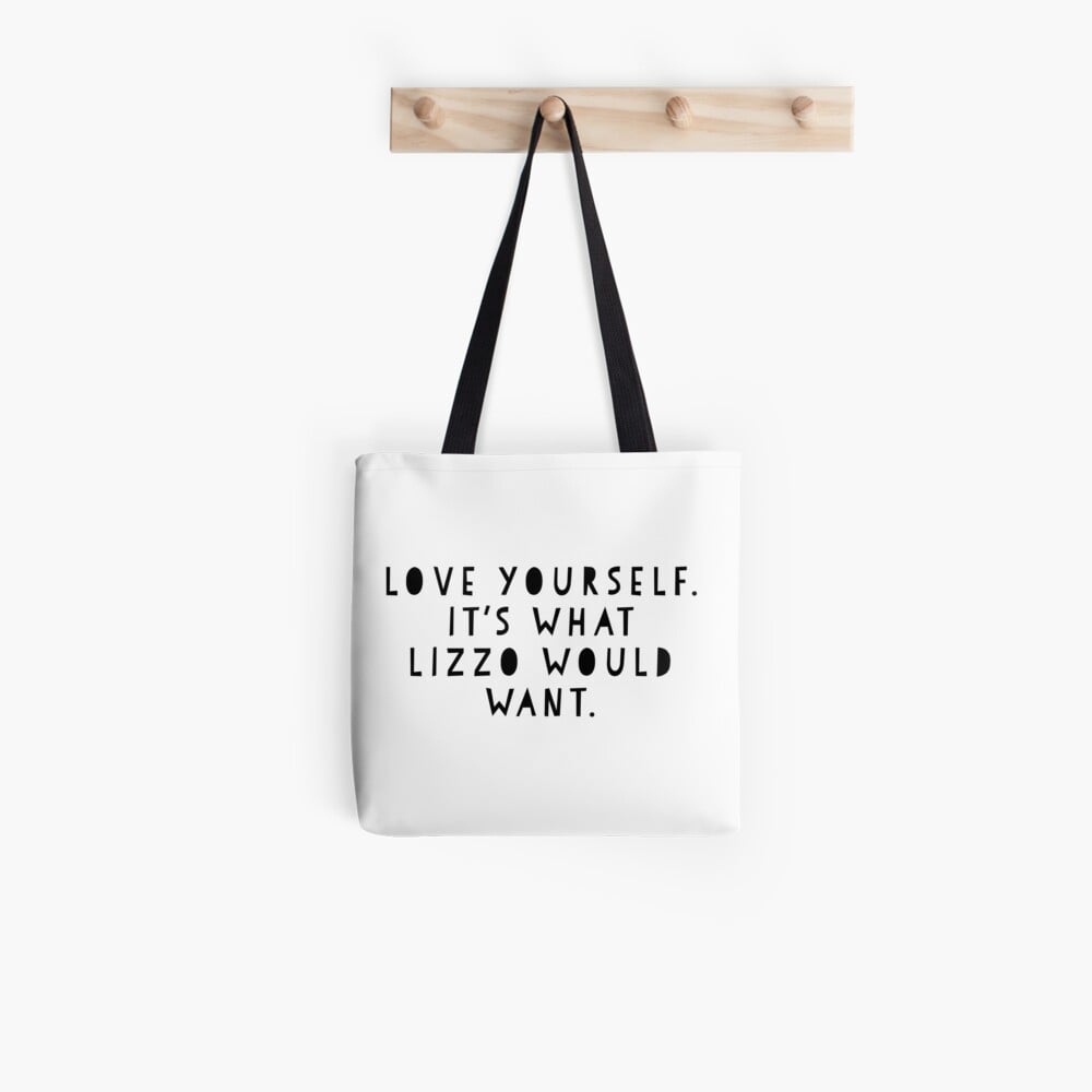 Lizzo Inspirational Message Tote Bag