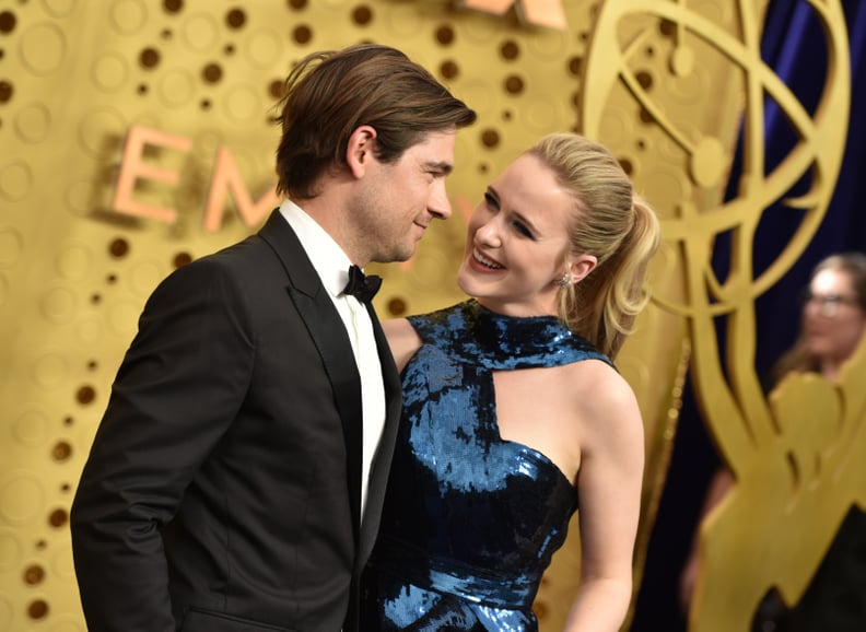 Jason Ralph and Rachel Brosnahan at the 2019 Emmys