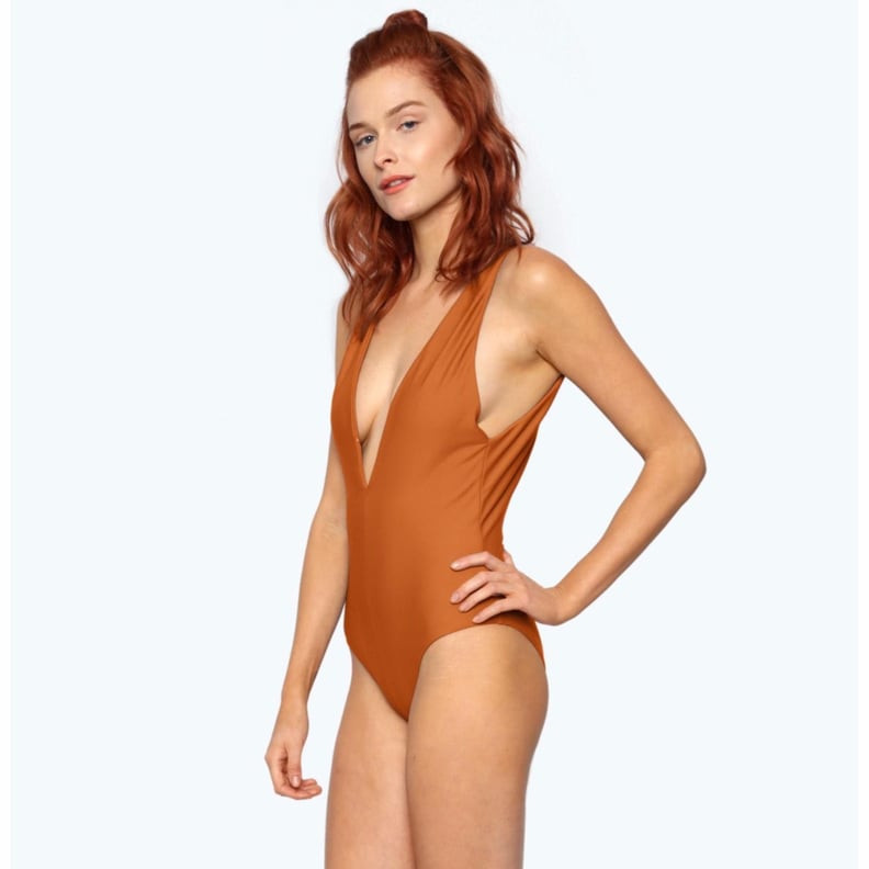 Westerly Swimwear The Plunge Full Piece in Citrus