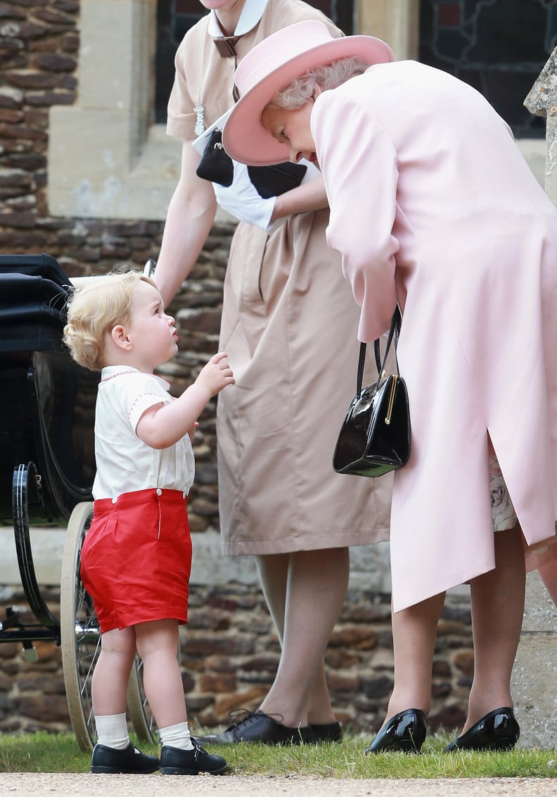 This Moment Between Prince George and His Great-Grandmother