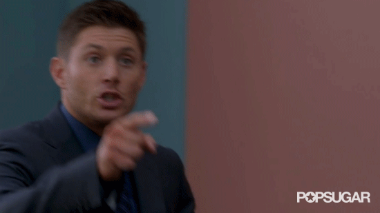 When Sam Won't Stop Talking About Destiel and Dean's Like, "SHUT YOUR FACE"
