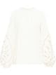 Oscar de la Renta Floral Cutout Blouse