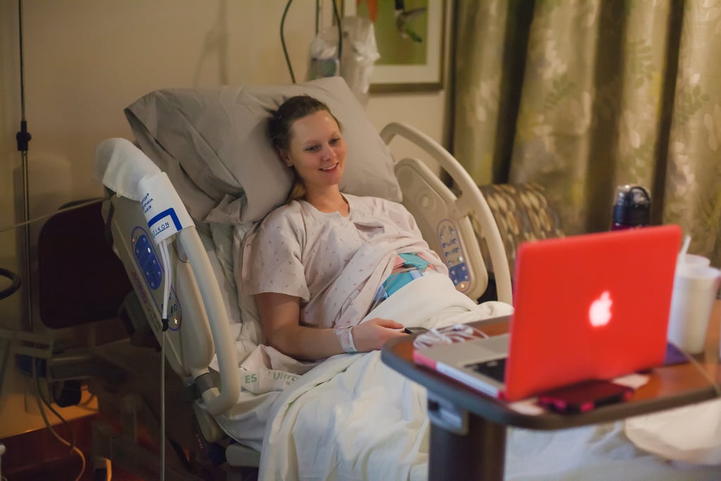Photos of Military Birth Witnessed Over Skype