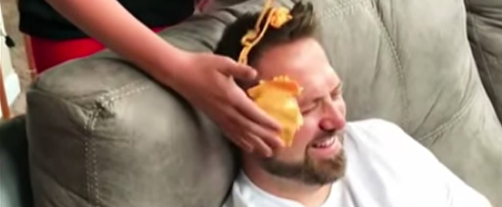Jimmy Kimmel Father's Day Cheese Toss Challenge Video