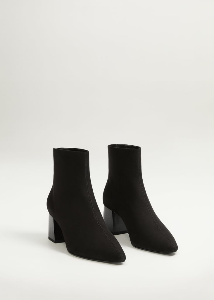 Mango Suede Effect Ankle Boot