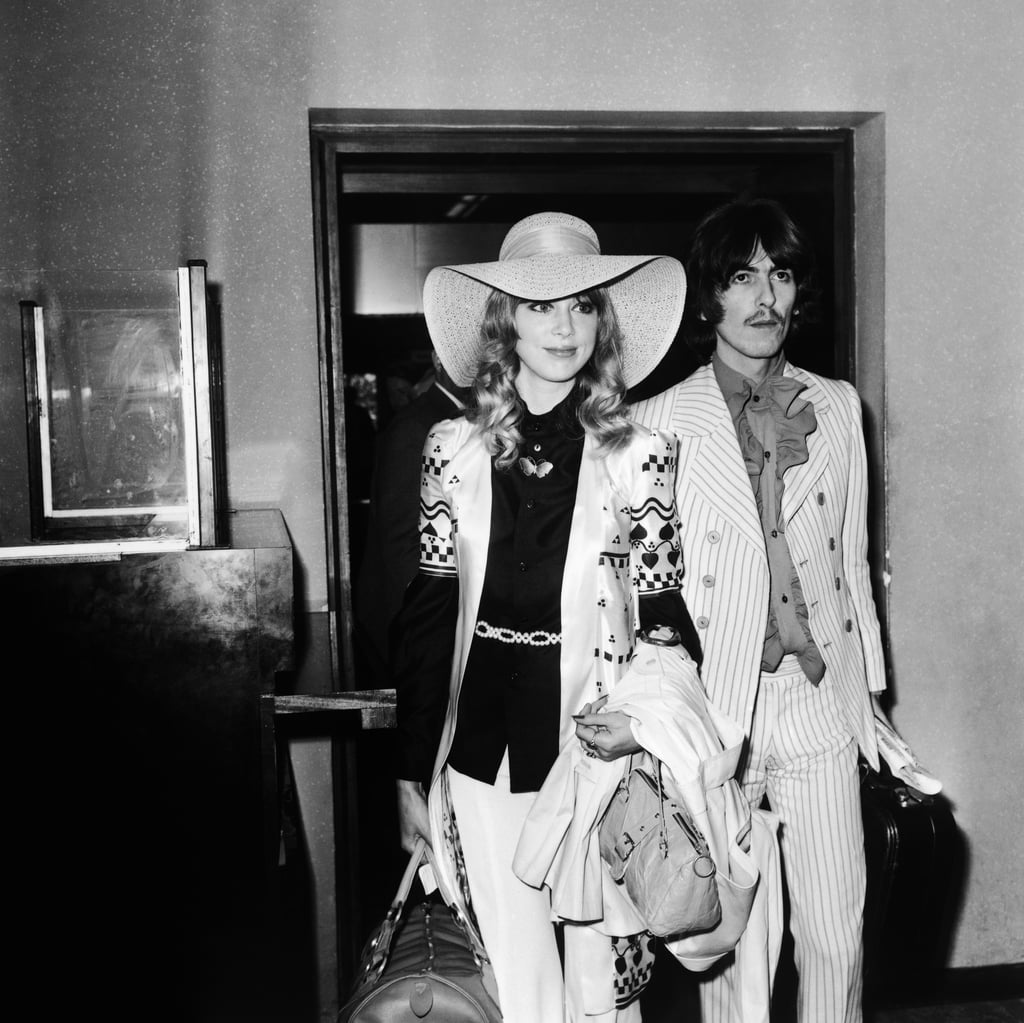 Former Beatle George Harrison arrived with his wife Pattie Boyd in 1968.