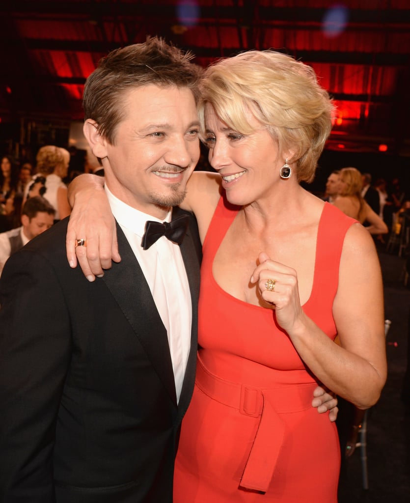 With Jeremy Renner