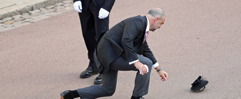 Wind at Princess Eugenie's Wedding Pictures Oct. 2018