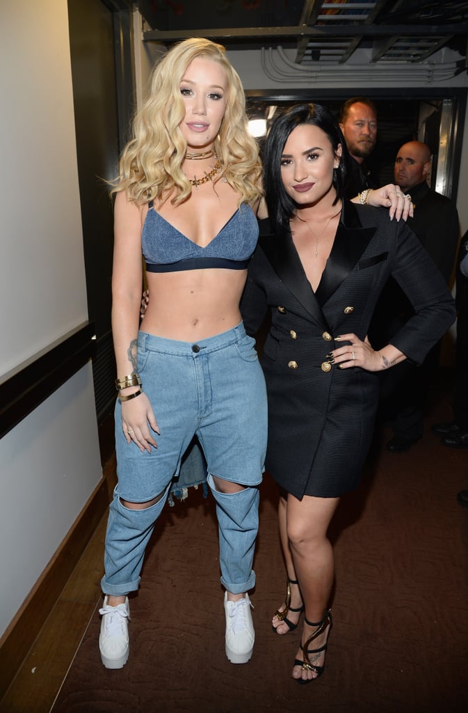 Demi Lovato at the iHeartRadio Music Awards 2016