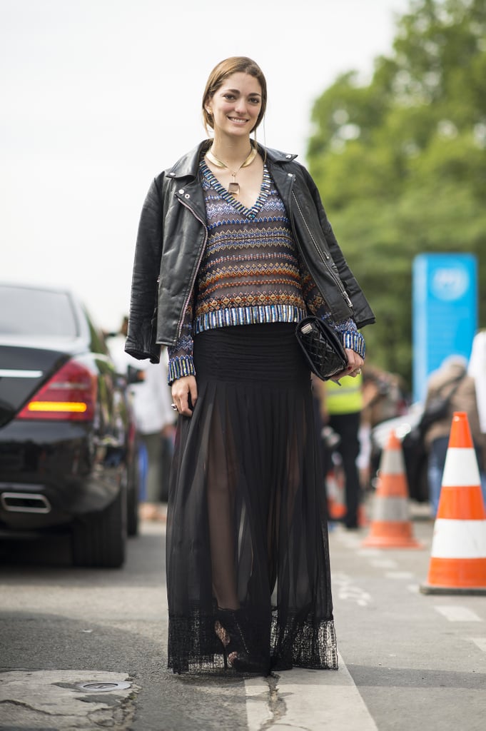 On a steamy day, make a maxi more weather friendly by picking a sheer fabric.
Source: Le 21ème | Adam Katz Sinding