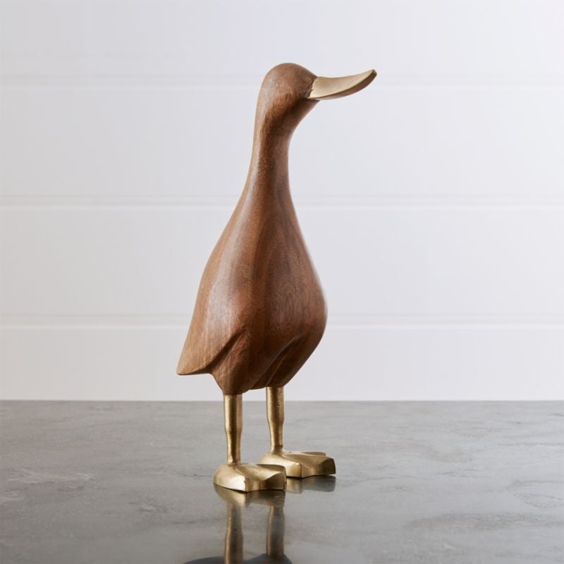 Large Wood Mallard Duck