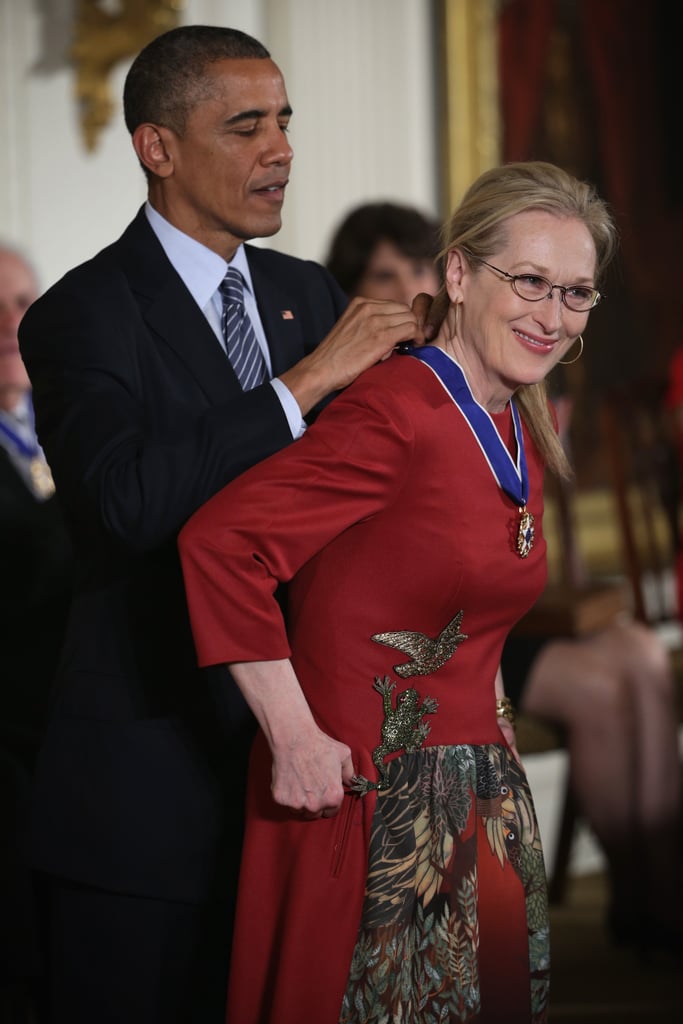 He gave Meryl Streep a Presidential Medal of Freedom.