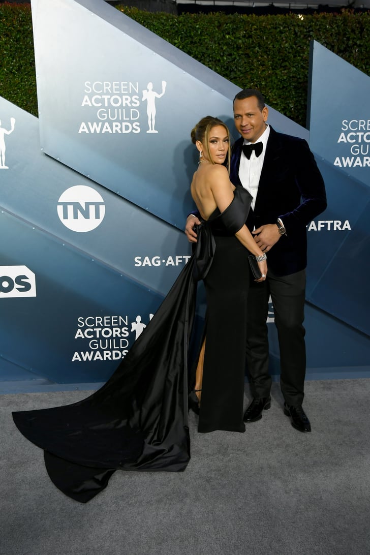 Jennifer Lopez Wore a Black Dress to the SAG Awards 2020