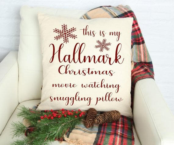 Hallmark Christmas Movie Decorative Pillow Cover