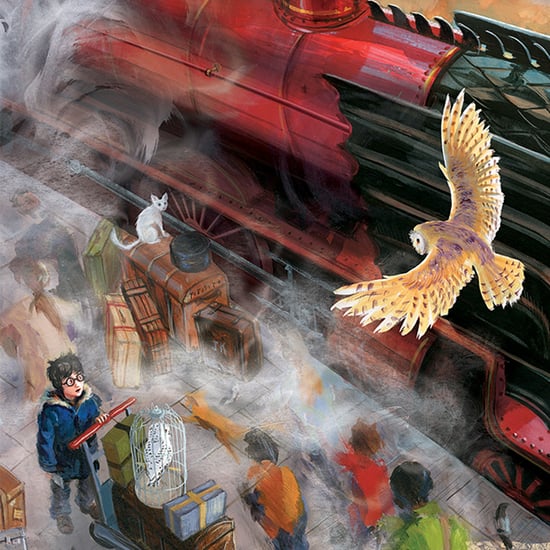 Harry Potter and the Sorcerer's Stone Illustrated Book Cover