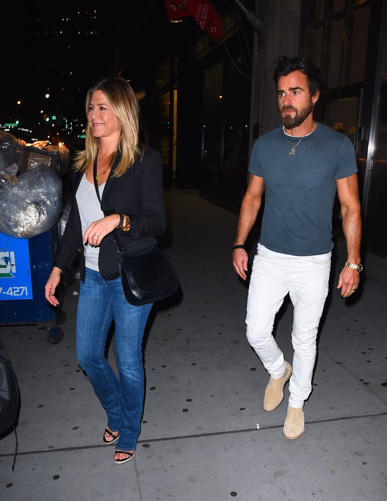 She's Worn a White Tank With Jeans and a Blazer