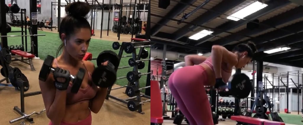 Kelsey Wells Back and Bicep Workout