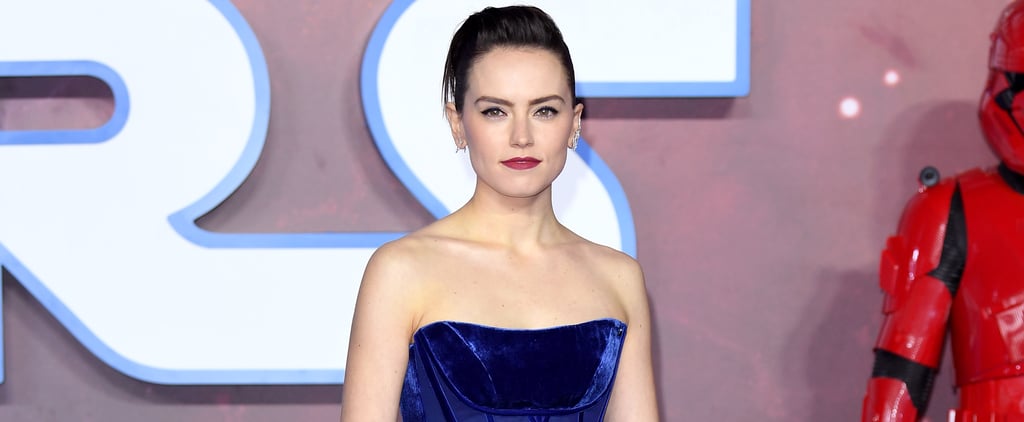Daisy Ridley's Blue Vivienne Westwood Couture Gown