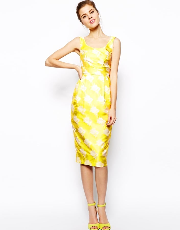 Karlie knot front jacquard dress store